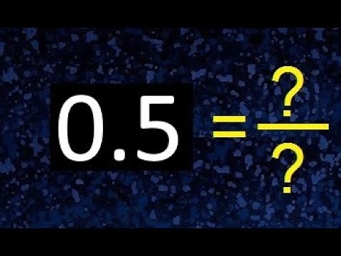 0.5 to fraction . as fraction . decimal to fraction
