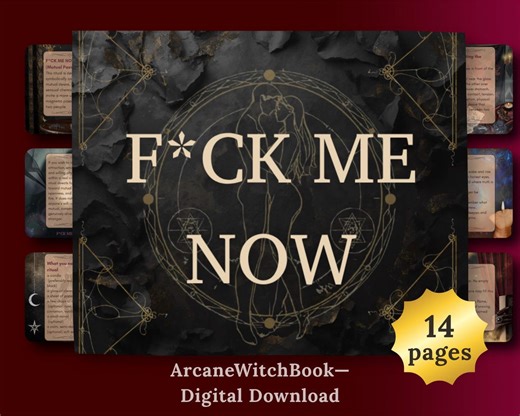 F*ck Me Now Spell Book, Desire Drawing Rituals, Irresistible Energy, Attention & Passion Magic, Printable Grimoire Pages (digital Download) - Etsy