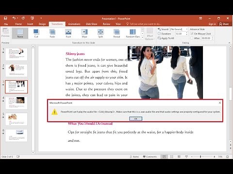 How to Fix PowerPoint Can’t Play the Audio File Issues (Easy)
