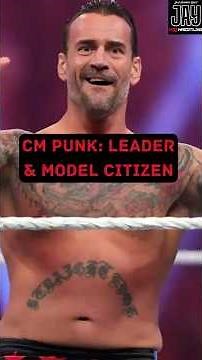 CM Punk has been a Leader and Model Citizen in the WWE! #CMPunk #CMPunkWWE #WWE #ProWrestling