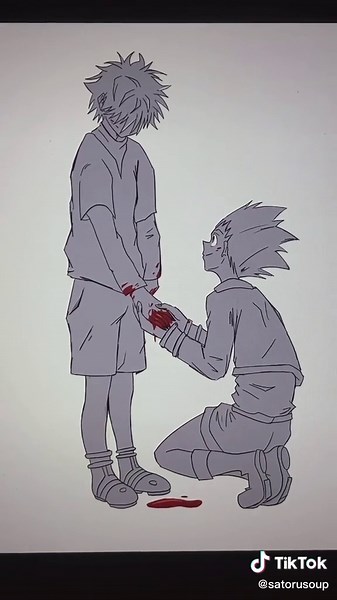 “killua isn’t a killer, he’s my best friend” 🙂 #hxh #hunterhunter #killua #gon #anime #animetiktok #manga