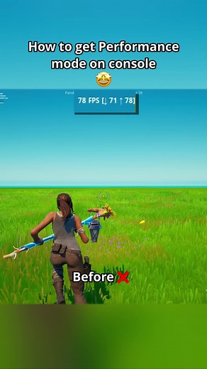 Enable Performance Mode in Fortnite on Console