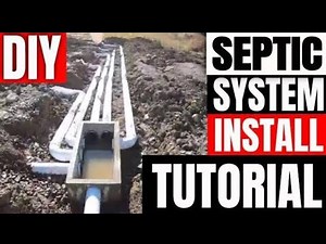 New septic system complete DIY tutorial for beginners