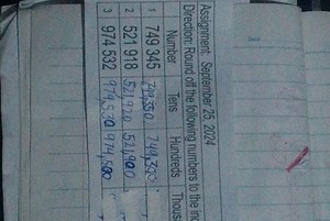 Assignment: September 25, 2024Direction: Round off the followi... | Filo