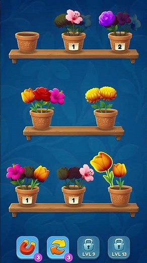 flowers matching gameplay #gaming #shortvideo