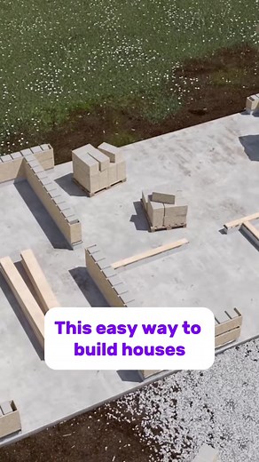 How To Build a House Fast, Like Lego #tech #technology #engineering #engineer #gadgets #gadget #technologynews #techtok #lifehacks