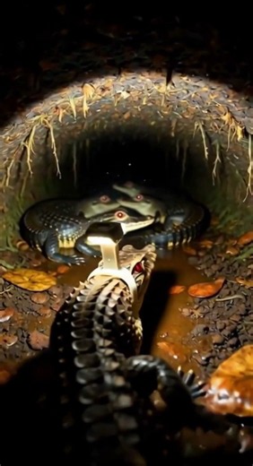 Alien Looking Crocodile Skink POV: Micro Camera Enters Its Secret Underground World