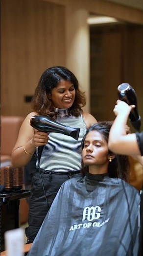 ✂️ Empowering Women’s Haircut Transformation | Classic Evening Look at AOG Salon Madipakkam ✨