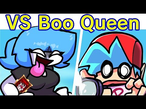 Friday Night Funkin' - VS Boo Queen Week + Cutscenes (FNF Mod/Hard/Demo) (Scary Animation)