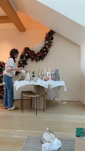 106K views · 438 reactions | First step in getting holiday ready: getting my Christmas Village all set up!  | Katherine Schwarzenegger | Facebook