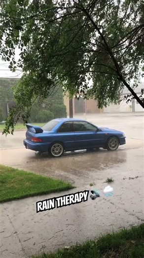 Rain on a 1999 Subaru Impreza 2.5RS 🌧️ | Car ASMR