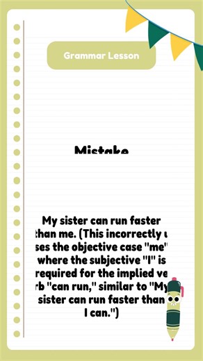 Grammar Lesson: Pronoun after Than/As