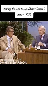 2.2M views · 71K reactions | Johnny Carson taste's Dean Martin's drink... #johnnycarson #johnnycarsonshow #tonightshow #thetonightshow #comedylegends #reelsviral #carsonshow | Enjoy Puzzle | Facebook