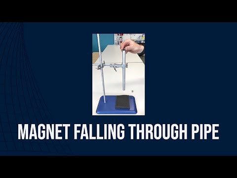 Magnet falling through a pipe (Lenz's Law in action)