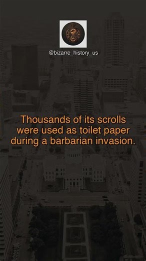 The Library of Alexandria's destruction | #shorts #creepylibraries