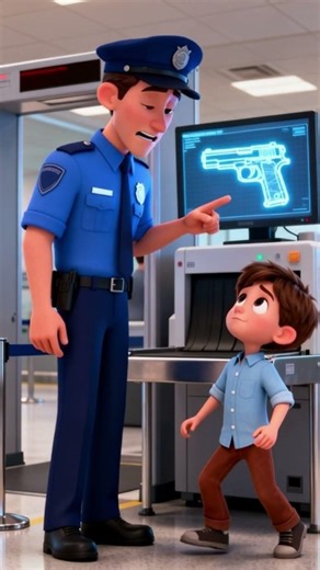 تفتيش المطار طلع مقلب! #رسوم_متحركة #رسوم_كرتونية