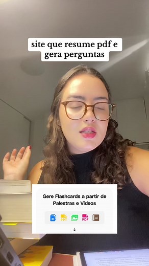 Site que resume e gera flashcards de pdf!!!! | Insta: psicologiamarie @Mari | Rotina Acadêmica #slayschool #faculdadepsicologia #estudantepsicologia #dica