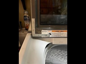 Repairing Lid Maytag Model MVWB865GW0 Washing Machine