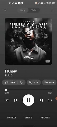 polo G I know Lyrics #polog #rap #trend #shorts #lyrics