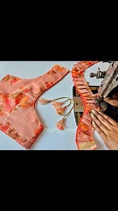 261K views · 2.3K reactions | Easy Blouse Designs For Beginners | Frill Back Neck Blouse Design | Designer Blouse Designs | Cutting And Stitching Back Neck Blouse Design #blouse #blousedesigns #latestblousedesign #designlb #blousebackneckdesign#neckdesign | Design LB | Facebook