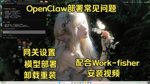 OpenClaw部署常见问题!网关设置 模型加载一键卸载重装!