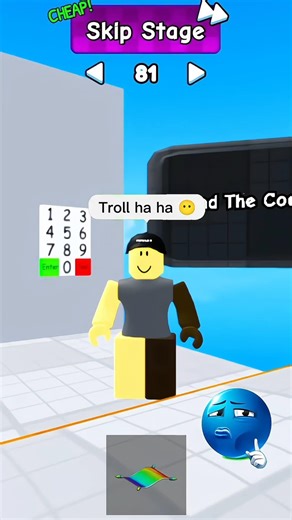 😶Troll Obby Level Edit (Troll Obby) #roblox #robloxshorts