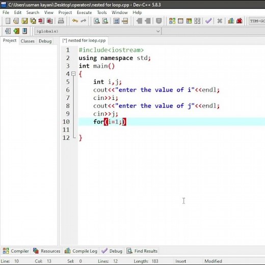 C++ Programming: Exploring the Power of Nested For Loops #c.