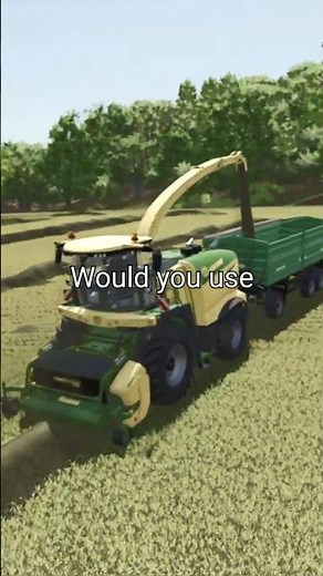 Collect Hay with a Forage Harvester! 🌾#farmingsimulator25 #farmingsimulator22 #fs25