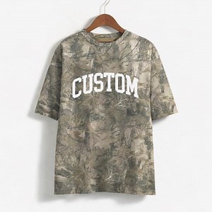 Camo Shirt Custom Camo Oversized T Shirt, Custom Camo Graphic Tee, Camouflage Shirt Personalized Unisex Streetwear Top for Guy or Girl Camo - Etsy