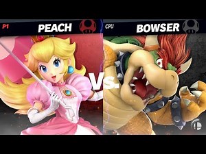 Super Smash Bros. Ultimate (Princess Peach Vs. Bowser)