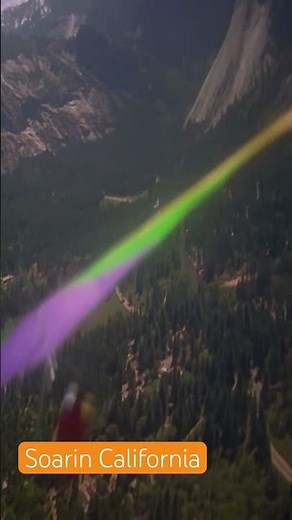 Soarin California ride POV at Disneyland California adventures.