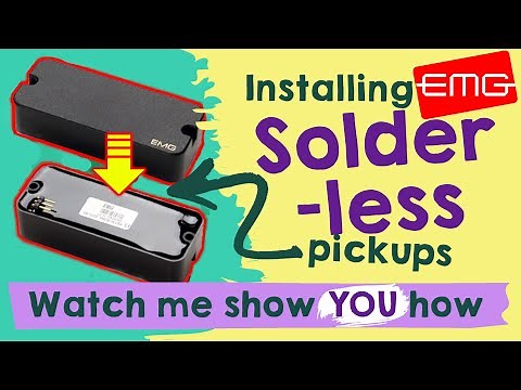 EMG Solderless Pickup Installation Made EASY For Your Guitar!