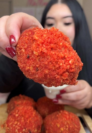 Buldak Ramen Hot Cheeto Balls Recipe