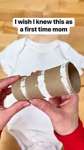 Use a toilet paper roll to create adorable valentines heart onesies #mom #baby #onesie #valentinesday | Liz & Jeff