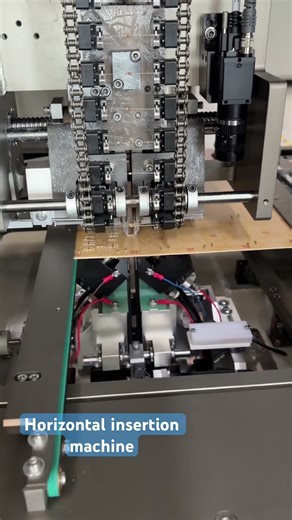 #Horizontal insertion machine. #fully automatic online. #Sciencgo