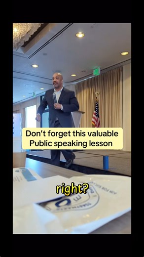 Don’t forget this valuable public speaking lesson