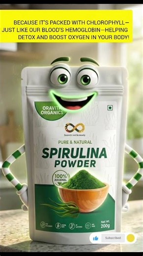 “Spirulina Powder Benefits 💚 Why It’s Called Green Blood!”