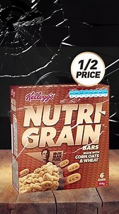85K views · 111 reactions | Smash into half price Nutri-Grain Bars this week at Woolworths! *Promo period: Oct 11th - 17th. | Nutri-Grain Australia & New Zealand | Facebook