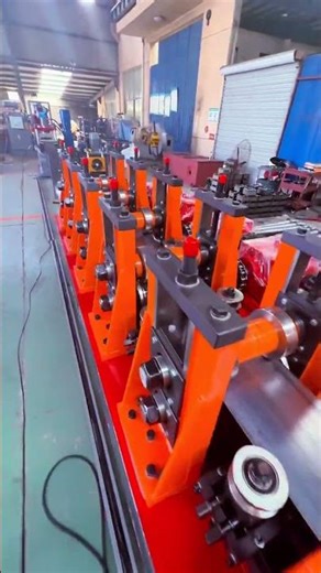 #Post Production Equipment#Guardrail Post Production Line / Guardrail Post Making Machine