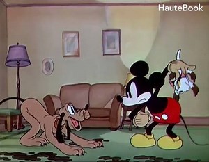 #Pluto chases a kitten through a window and right into #MickeyMouse's lap. #Mickey scolds him for his cruel attitude towards cats. :) Enjoy this amazing first part of the movie ''Pluto's Judgement Day''. ;) :D Click here for the full movie - https://goo.gl/WobTtt | HauteBook