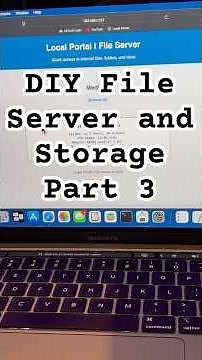DIY File Server on a Budget Laptop | Real-Time System Stats &Automation Updates (Part 3 of 3)