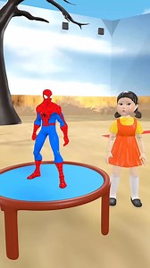 51K views · 257 reactions | Spider-Man Trampoline Fail vs Squid game #spiderman #squidgame #superman #shorts #kids #spiderman #marvel #movie #game #GTA5 #deadpool #sharkspiderman #jokerspiderman #comedy #siêunhân #superhero #hulk #joker #squidgame #squid #game #cartoon | Clip 4 Future | Facebook