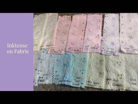 Testing Inktense Pencils on Fabric | My Favorite Colors & What Surprised Me