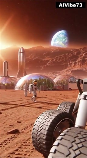 Futuristic Mars Colony – Humanity’s Giant Leap! 🚀🪐🌱