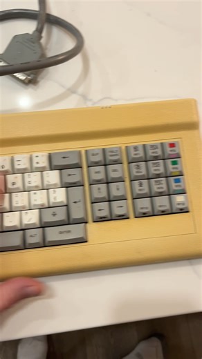 Vintage Mechanical Memorex Terminal Serial Keyboard #retro #techretro