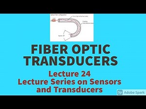 FIBER OPTIC TRANSDUCERS|CONSTRUCTION & WORKING| CLASSIFICATION| SENSORS & TRANSDUCERS LECTURE VIDEOS