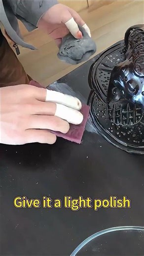 Chinese “Golden Toad” Desk Repair | Classic Carving Restored 🐸✨