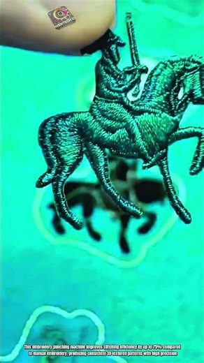 Innovation Fabric Embroidery Punching Machine: Precision 3D Stitch Patterning