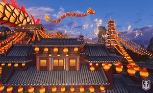 Completing combat missions and groups will bring you "Journey to the West" and Lunar New Year containers, as well as signals, and themed camouflages. The final reward for completing the combat mission groups is VI Anshan with a 6-skill-point Commander and Port slot. | World of Warships