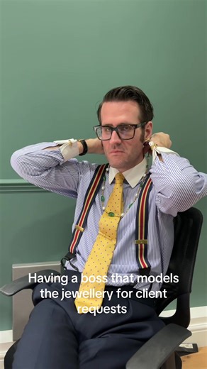 Let us know if you need any more photos of Matthew in the jewellery. #jewellery #dressup